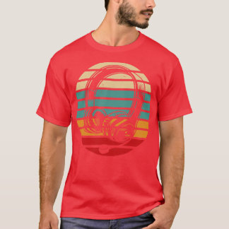 T-shirt Gamme d'écouteurs Vintages rétros