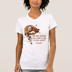 T-shirt Gandhi génial - soyez le changement…