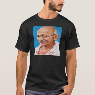 T-shirt Gandhi & Soyez Le Changement Citation
