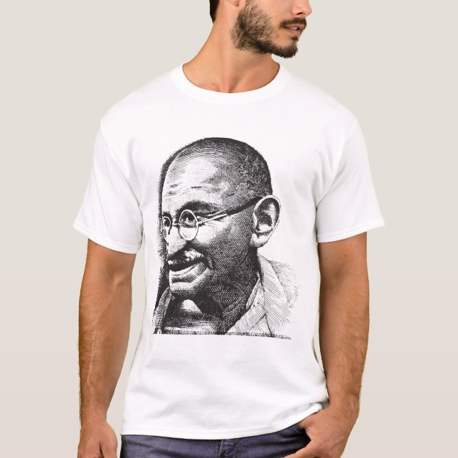 T-shirt Gandhi, un oeil pour un oeil (Devant)