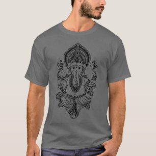 T-shirt Ganesh Ganesha Elephant Mandala India Art God Hind