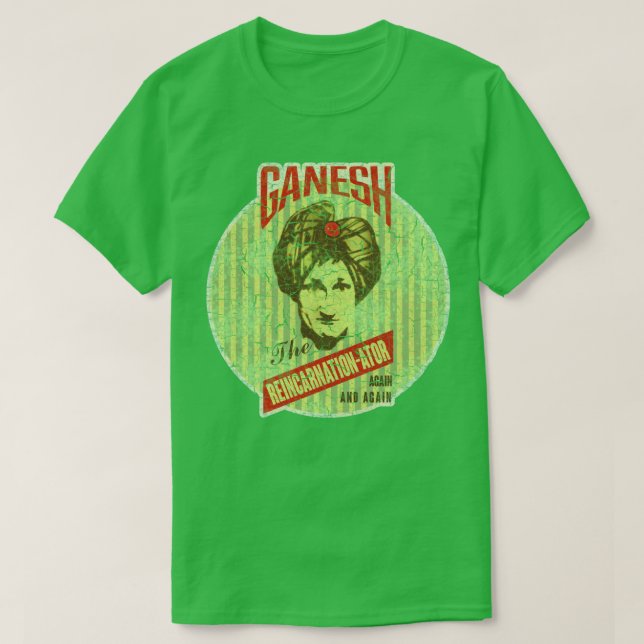 T-shirt GANESH LE PRacher DU RÉINCARNATIONATEUR (Design devant)