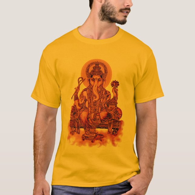 T-shirt Ganesh - solvant des obstacles (Devant)