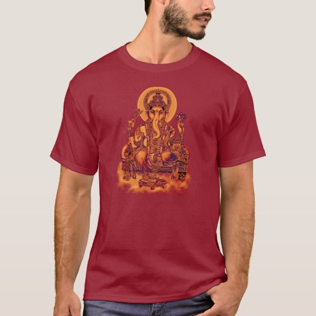T-shirt Ganesh - solvant des obstacles (Devant)