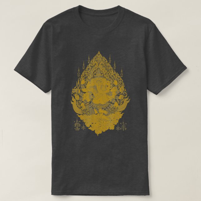 T-shirt Ganesha Ancien Dieu De L'Inde Hindou Dieu Ganesh T (Design devant)