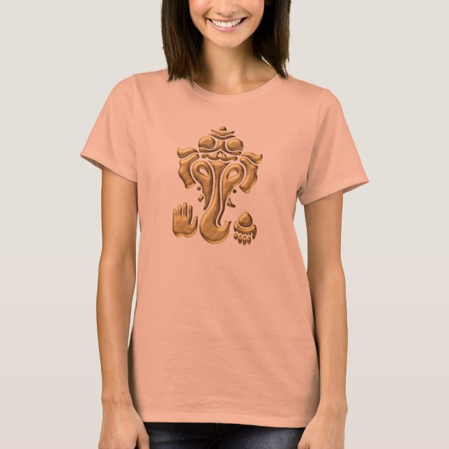 T-shirt Ganesha - Elefantasen Gott - Hinduismus, Tantra (Devant)