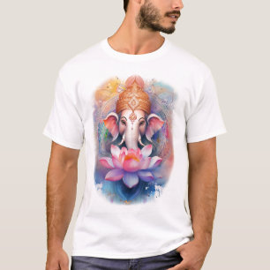 T-shirt Ganesha et lotus