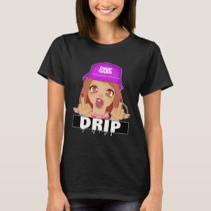 T-shirt Gang de goutte tendance Urban Rap Hip hop Swag Dri