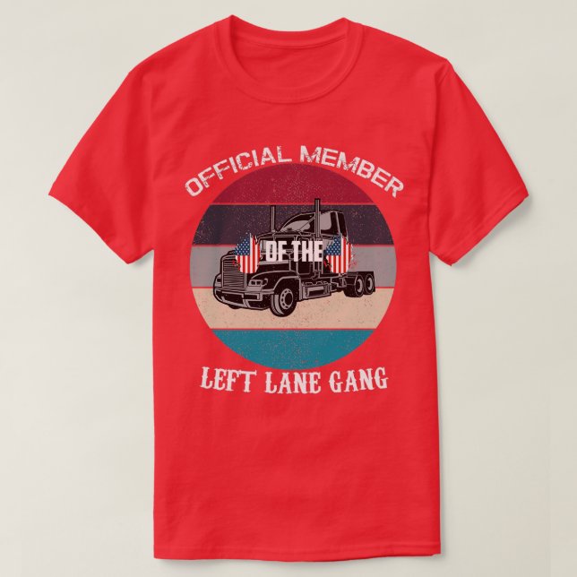 T-shirt Gang de voie gauche (Design devant)
