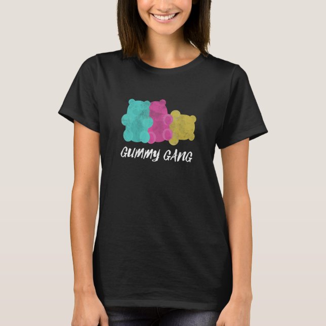 T-shirt Gangs de Gummy en état de détresse Gummies Sweet G (Devant)