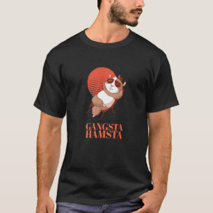 T-shirt Gangsta Hamsta Criminels Crooks Bandit Gangster Ha