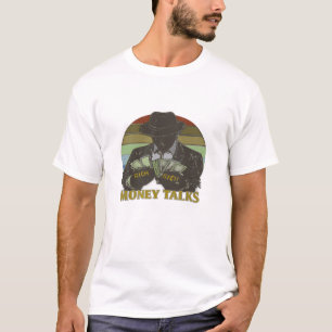 T-shirt Gangster comptant de l'argent
