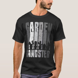 T-shirt Gangster de jardin Pots de plantes Mignon Cactus C