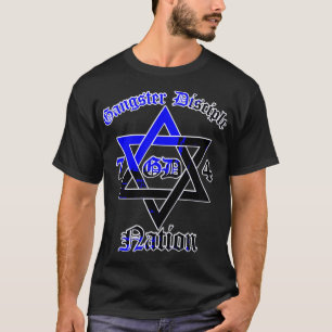 T-shirt Gangster Disciple Nation GD 74 Folks GDN 