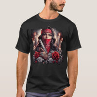 Gangster Girl Hip hop chicano art graphique