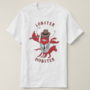 T-shirt Gangster Homard 🦞 Dessin Animé Drôle