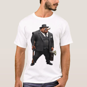 T-shirt Gangster Kingpin Brutus Le Bulldog Mafia Style