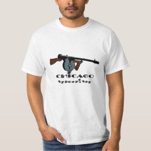 T-shirt Gangsters submachine gun