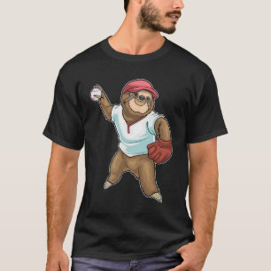 T-shirt Gant de baseball Sloth