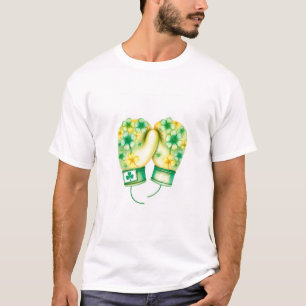 T-shirt Gants de boxe au trèfle chanceux