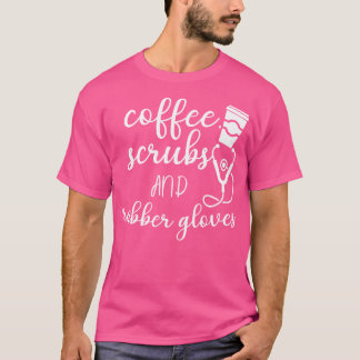 T-shirt Gants De Café Et Gants En Caoutchouc Funny Hospita