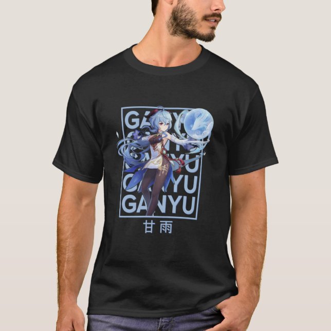 T-shirt Ganyu Genshin Impact Classic (Devant)