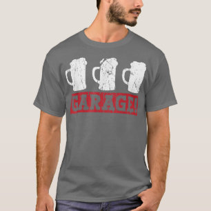 T-shirt Garage Bière papa Fête des pères Bière Boire 