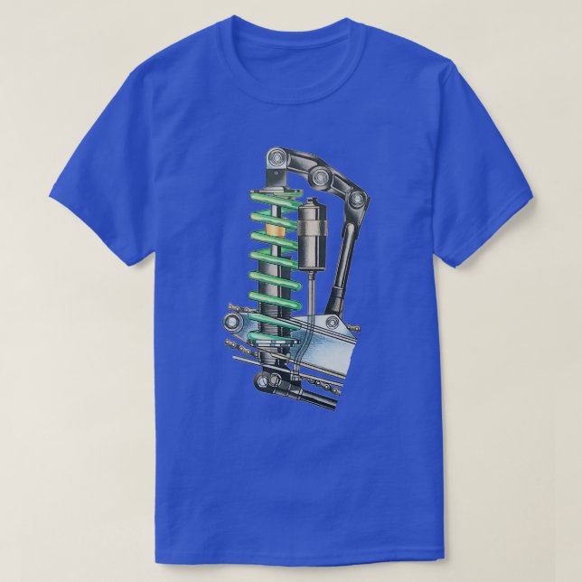 T-shirt Garage de moto à chaud ingénieur (Design devant)
