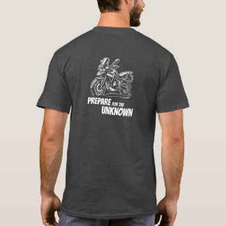 T-Shirt Garage de Moto Prêt pour l'Inconnu