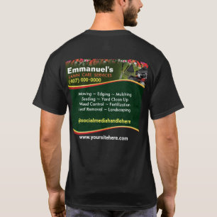 T-shirt Garage de pelouse Aménagement de l'herbe coupe T-s
