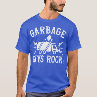T-shirt Garbage Guys Rock Trucks Trash Garbage Collector R