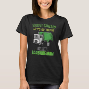 T-shirt Garbage Man Costume ordures Camions Adultes Enfant