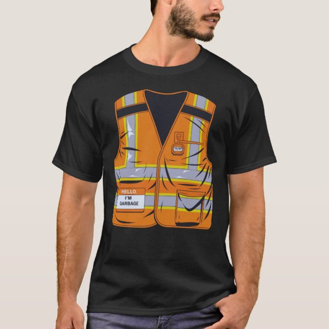 T-shirt Garbage Vest pour Trump Bonjour Je suis Garbage Su (Devant)