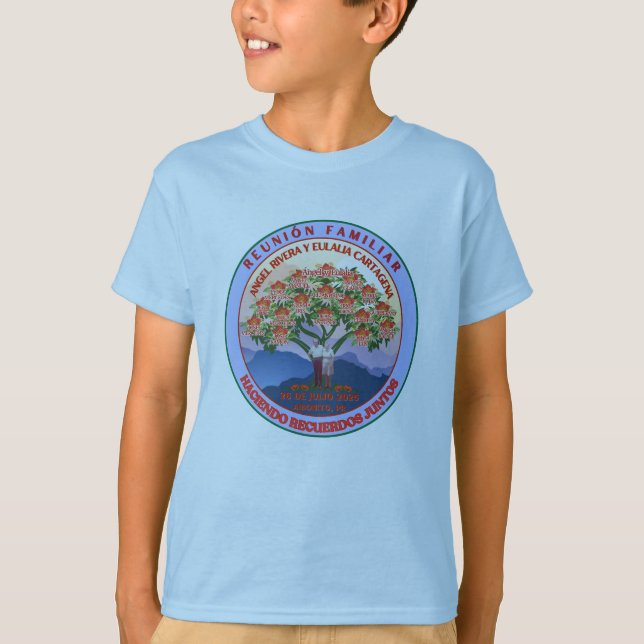 T-shirt garçon 2025 Reunión Familiar (Devant)
