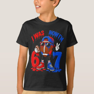 T-shirt Garçon 7 ans Football Glace Dégoulinante 7ème Anni