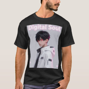T-shirt Garçon Anime Cool Techwear Yeux Rouges Esthétique