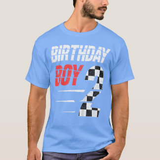 T-shirt Garçon Anniversaire Enfant 2 Deux Drapeau de Cours