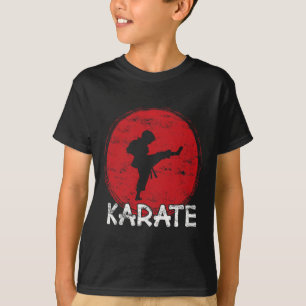 T-shirt Garçon combattant de karaté - Japon - Enfant fait 