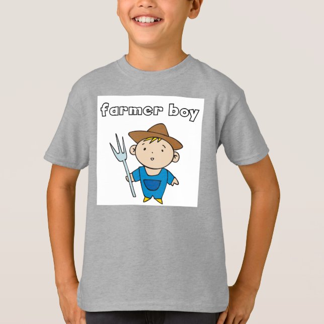 T-shirt Garçon d'agriculteur (Devant)
