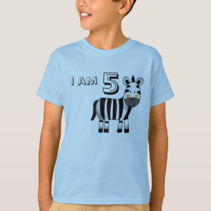 T-shirt garçon d'anniversaire de 5 ans/cadeau de fille