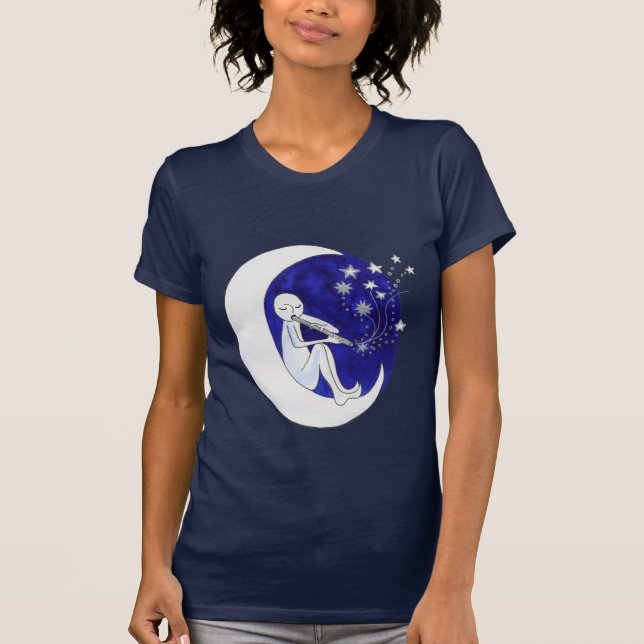 T-shirt Garçon dans la lune (Devant)