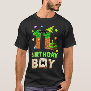 T-shirt Garçon de 11 ans, jeu vidéo pixelisé niveau 11