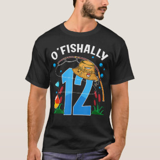 T-shirt Garçon de 12 ans O-Poisson-ialement Maillot de pêc