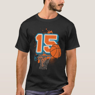 T-shirt Garçon de 15 ans joueur de sketll squelette pour 1