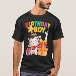 T-shirt Garçon de 1 an pour son anniversaire 1er Vache Ani