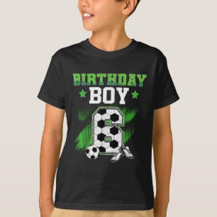 T-shirt Garçon de 6 ans pour anniversaire Football Sport 6