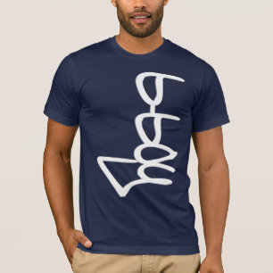 T-shirt garçon de b, CÔTÉ de NÉGATIF du style GBK