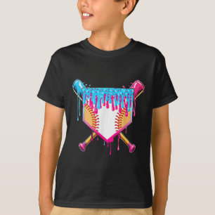 T-shirt Garçon de dégoulinade de baseball Glace Crème saup