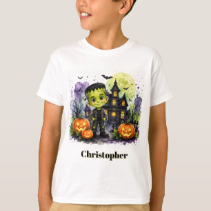 T-shirt Garçon de Frankenstein mignon pour fête d'annivers