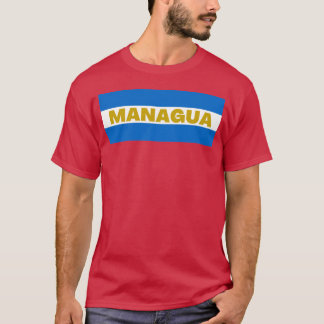 T-shirt Garçon de la ville de Managua aux couleurs du drap
